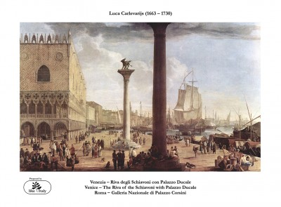The Riva of the Schiavoni with Palazzo Ducale - Luca Carlijvaris