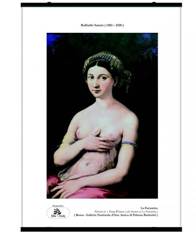 La Fornarina; The Portrait of a Young Woman - Raffaello Sanzio